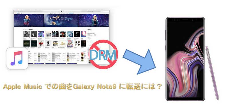 Samsung Galaxy Note9 にApple Music を転送する方法