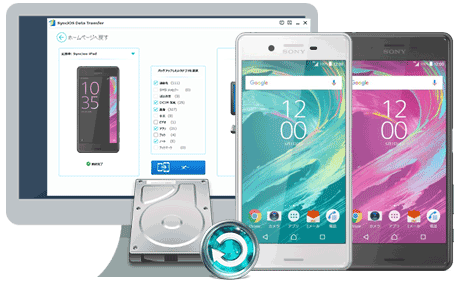 Syncios Data Transfer を使って、携帯のデータを定期的にバックアップしましょう