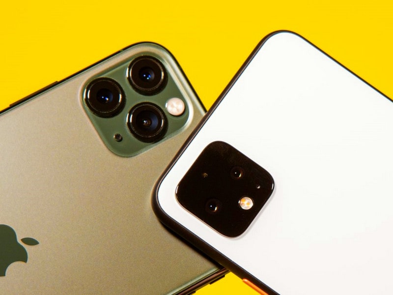 camara iPhone 11 ProとGoogle Pixel 4